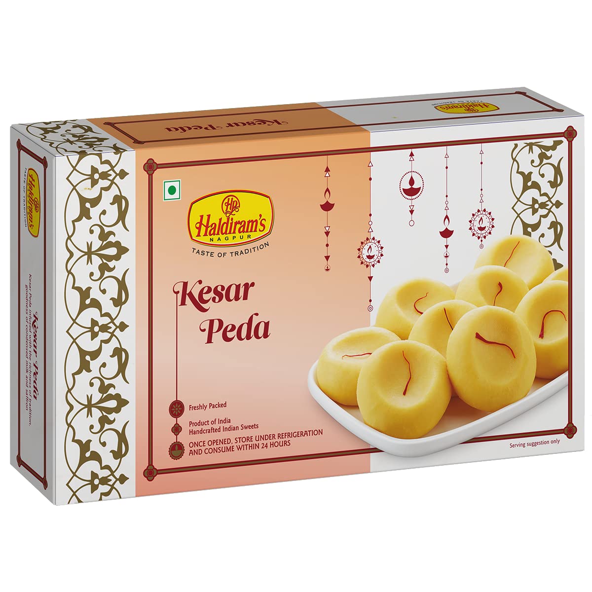 Haldirams Nagpur Kesar Peda (Pack 2) (250g*2) (B09Q8V1C5W) Amazon Price History, Amazon Price Tracker