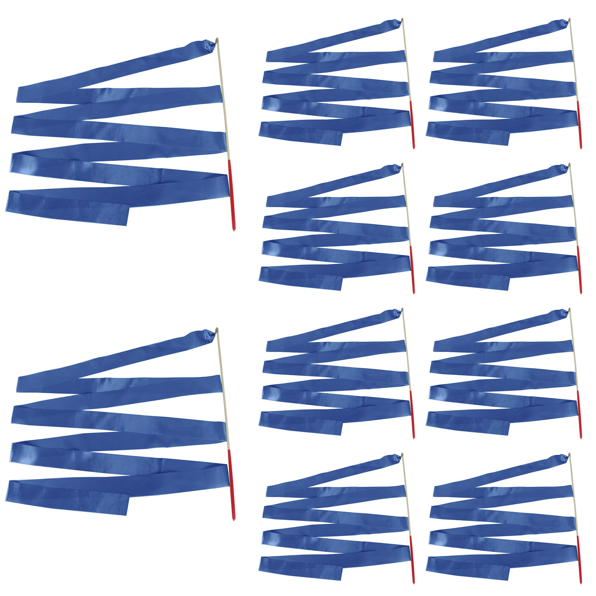 Event Decor Shop 4M Dance Ribbon Streamer, 4M Gymnastic Ribbon Stick for Praise Dance, Talent Shows, Musical Performances & Twirling Practice, Royal Blue - 1pc