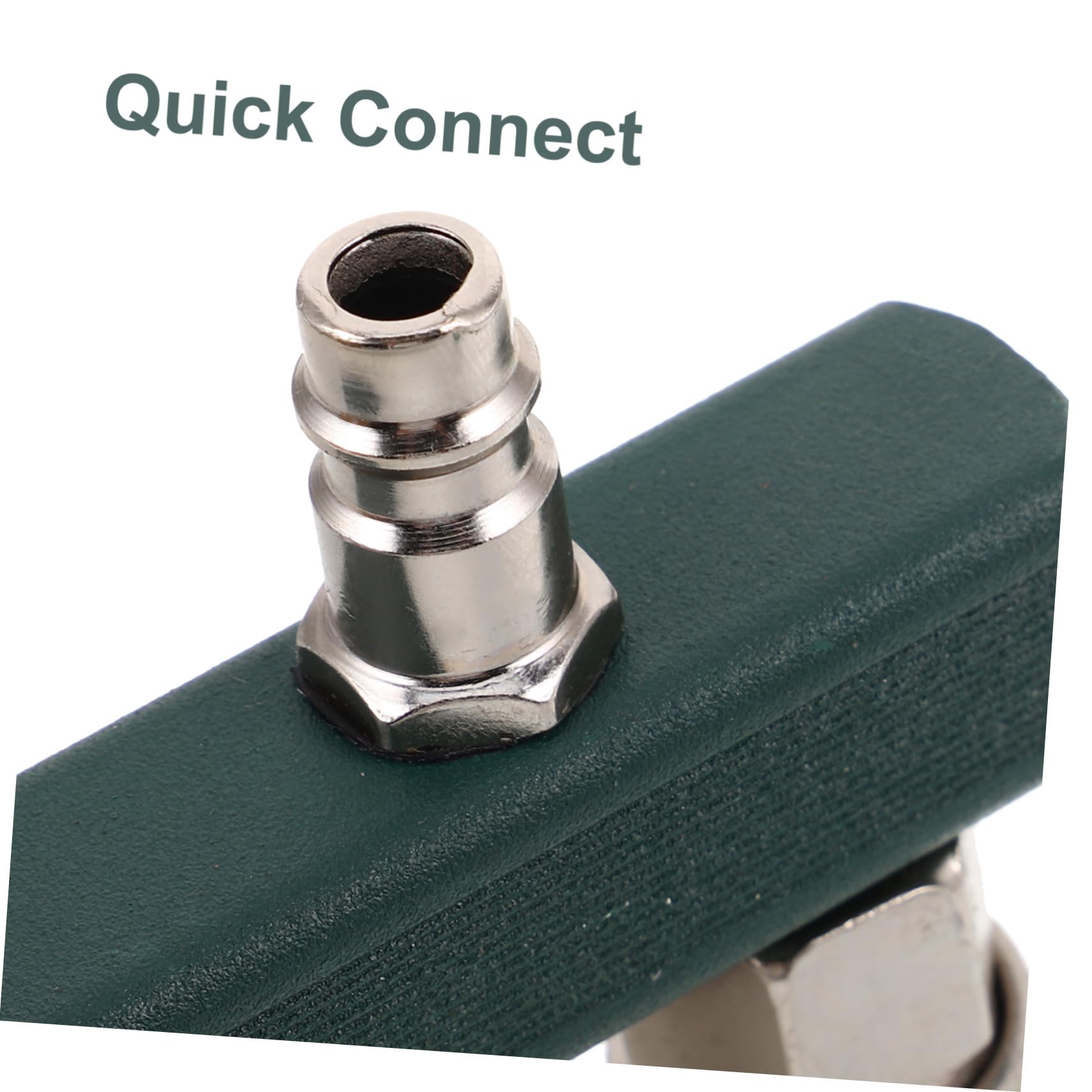 PRETYZOOM 4 Piezas Conector rápido ajuste de divisor neumático rápido Manguera de aire Splitter de rápida accesorios de aire de rápida hierro niquelado
