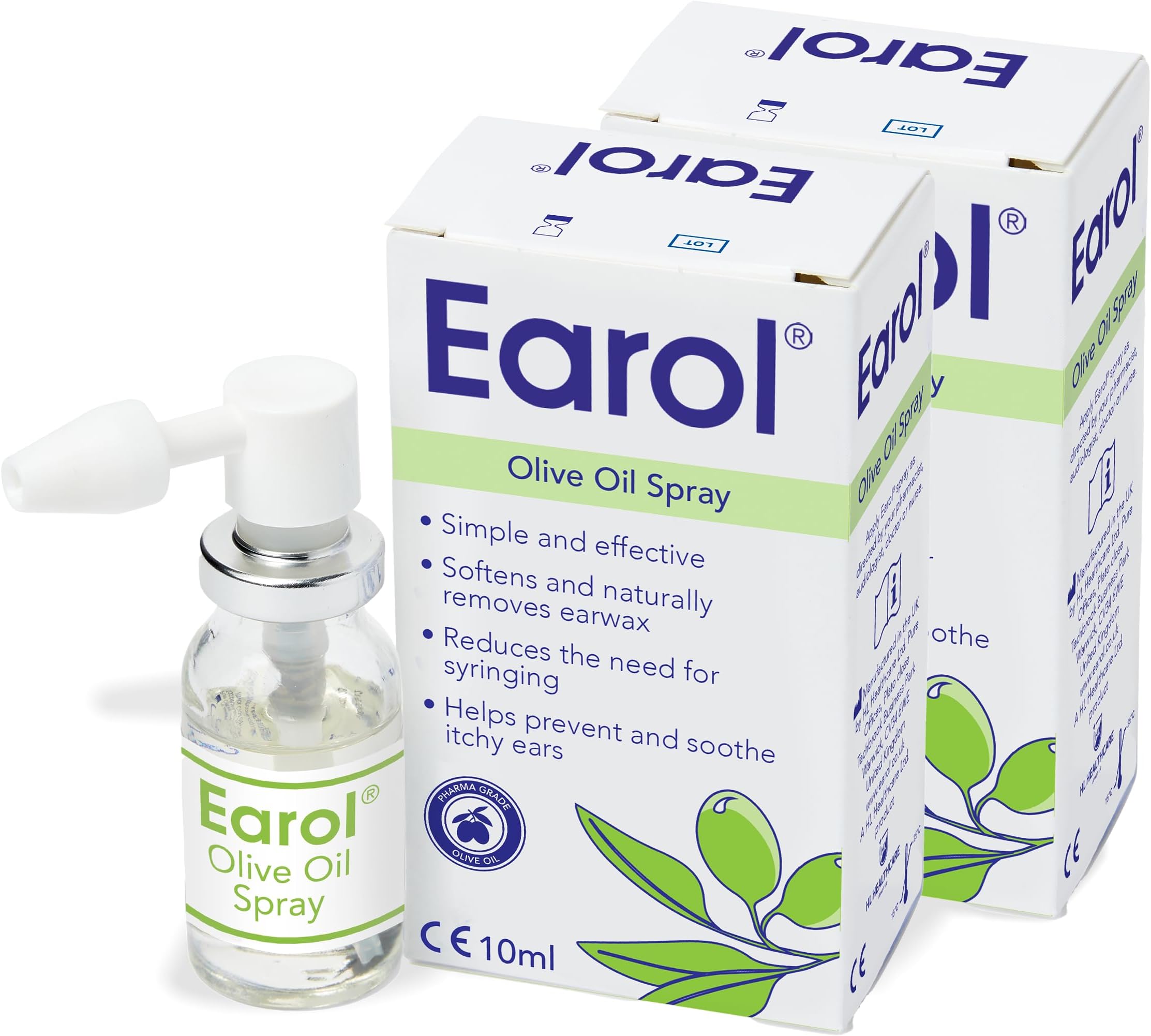 Earol Olive Oil Spray 10ml (2) by Earol