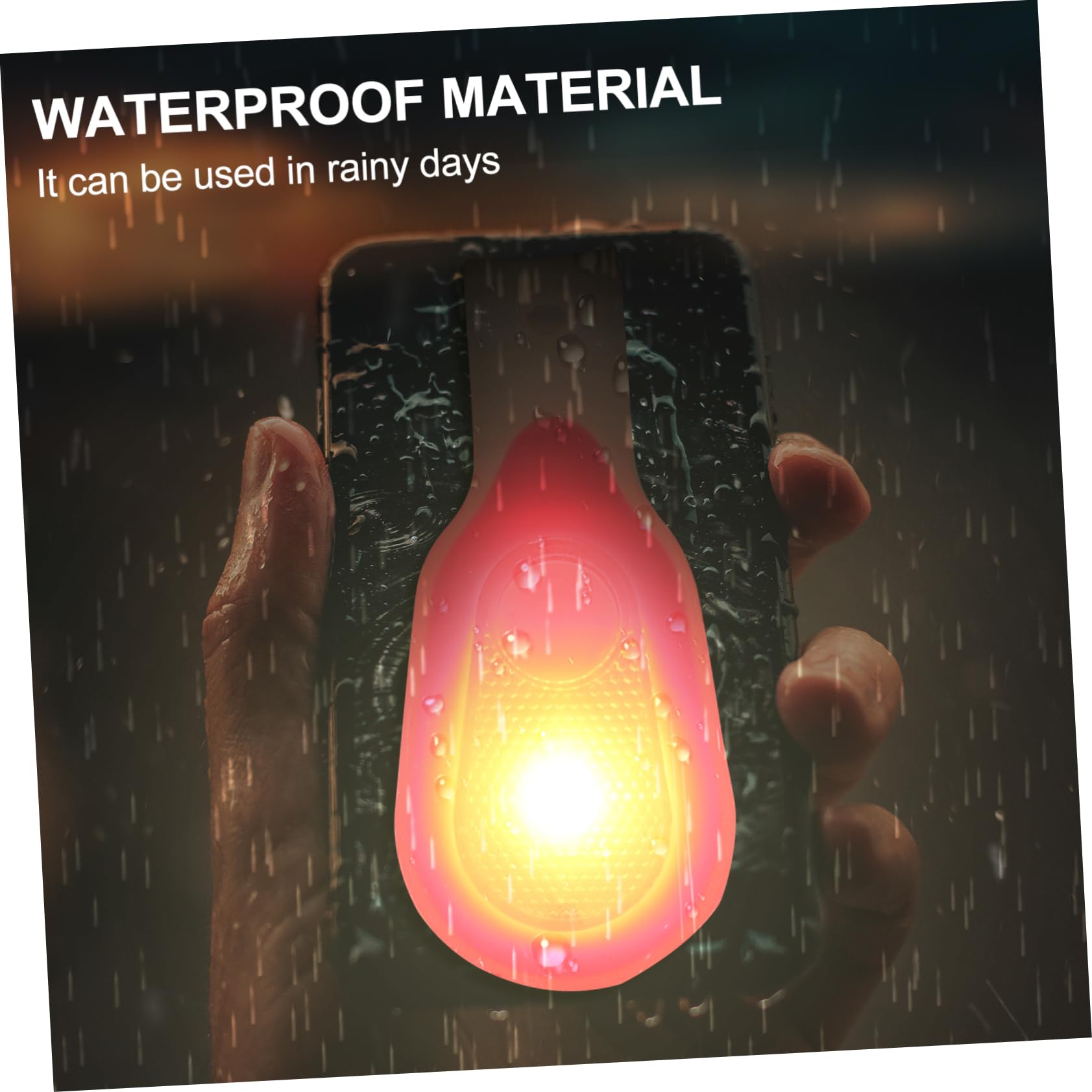 GOOHOCHY 2pcs Running Lights Clip-on Backpack Night Safety Lights Portable Led for Outdoor Activities