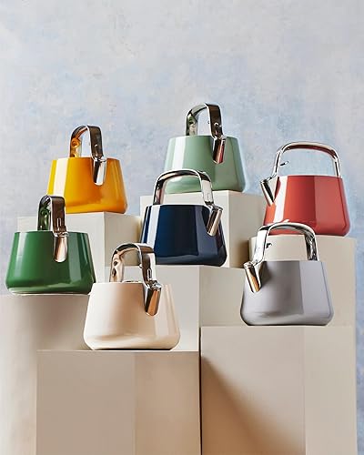 Miniatura 7 de Caraway Hervidor de té silbante de 2 cuartos - Tetera de acero inoxidable duradera - Hervir rápido, agnóstico para estufa - No tóxico, libre de PTFE