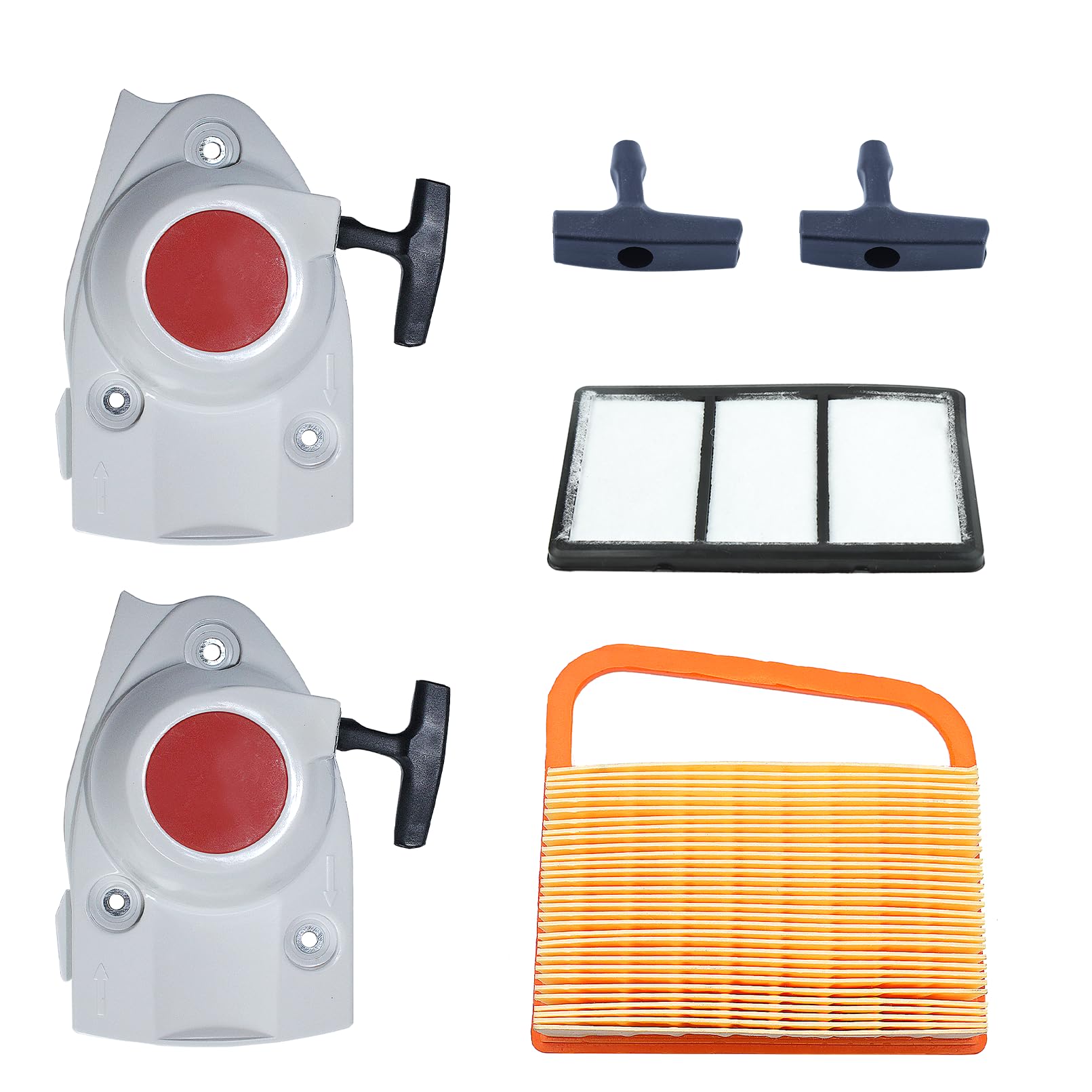 2 Pièces Démarreur à Tirer pour STIHL TS410 TS420, Démarreur à Rappel avec Poignée et Filtre à Carburant Pièces de Rechange de Haute Qualité 4238 190 0302