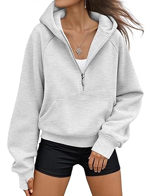 AUTOMET Womens Hoodies Fleece Fall Fashion Outfits Workout Sweatshirts Y2k Winter Zip Up Jackets Oversized Tops Clothes 2025