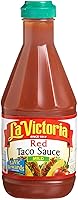 Vista 1 de Salsa para Tacos Roja La Victoria, Suave, 15 Onzas