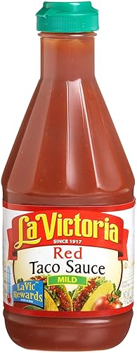 Salsa para Tacos Roja La Victoria, Suave, 15 Onzas