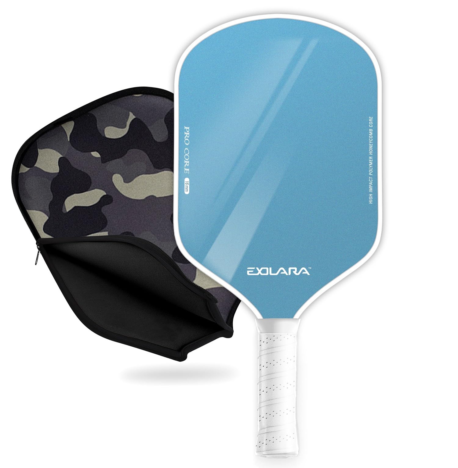 Pickleball Paddle Set With Cover – Graphite Carbon Fiber Surface, Honeycomb Core, Non-Slip Grip For Beginners & Intermediate