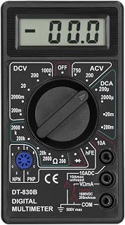 testador de multímetro, dt830b voltímetro eletrônico amperímetro display lcd tamanho pequeno multímetro portátil para manutenção de computador inspeção elétrica etc