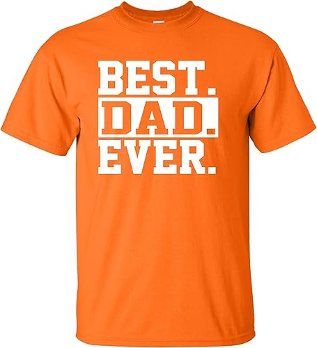 Miniatura 4 de Go All Out Camiseta de adulto para el día del padre con texto en inglés Best Dad Ever #1 Dad World's Greatest Dad