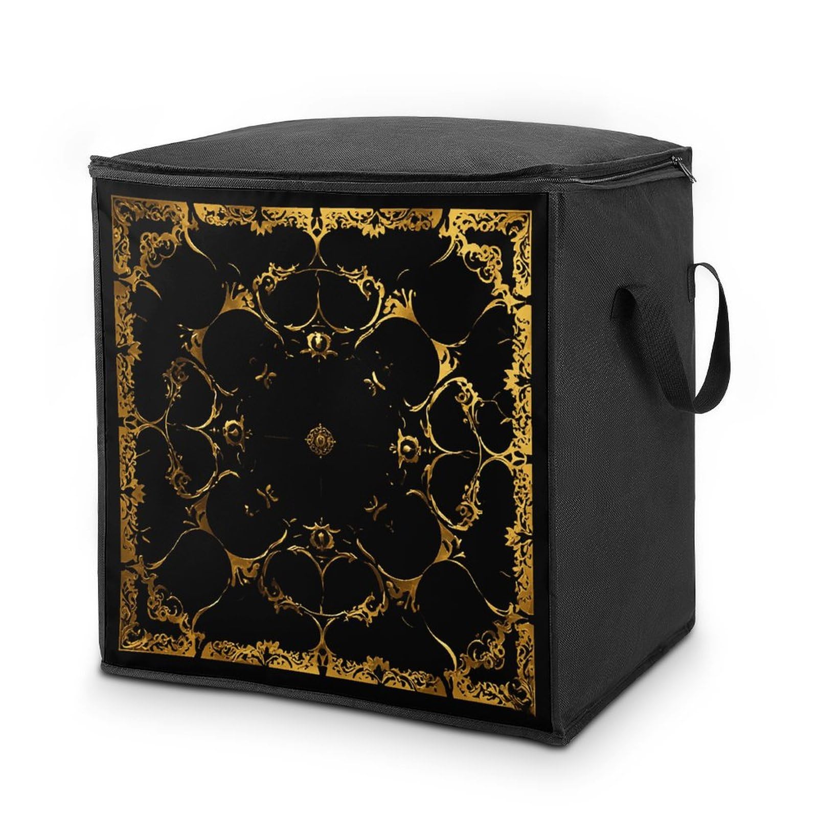Sac rangement courtepointe pour gagner de la place armoire noir or