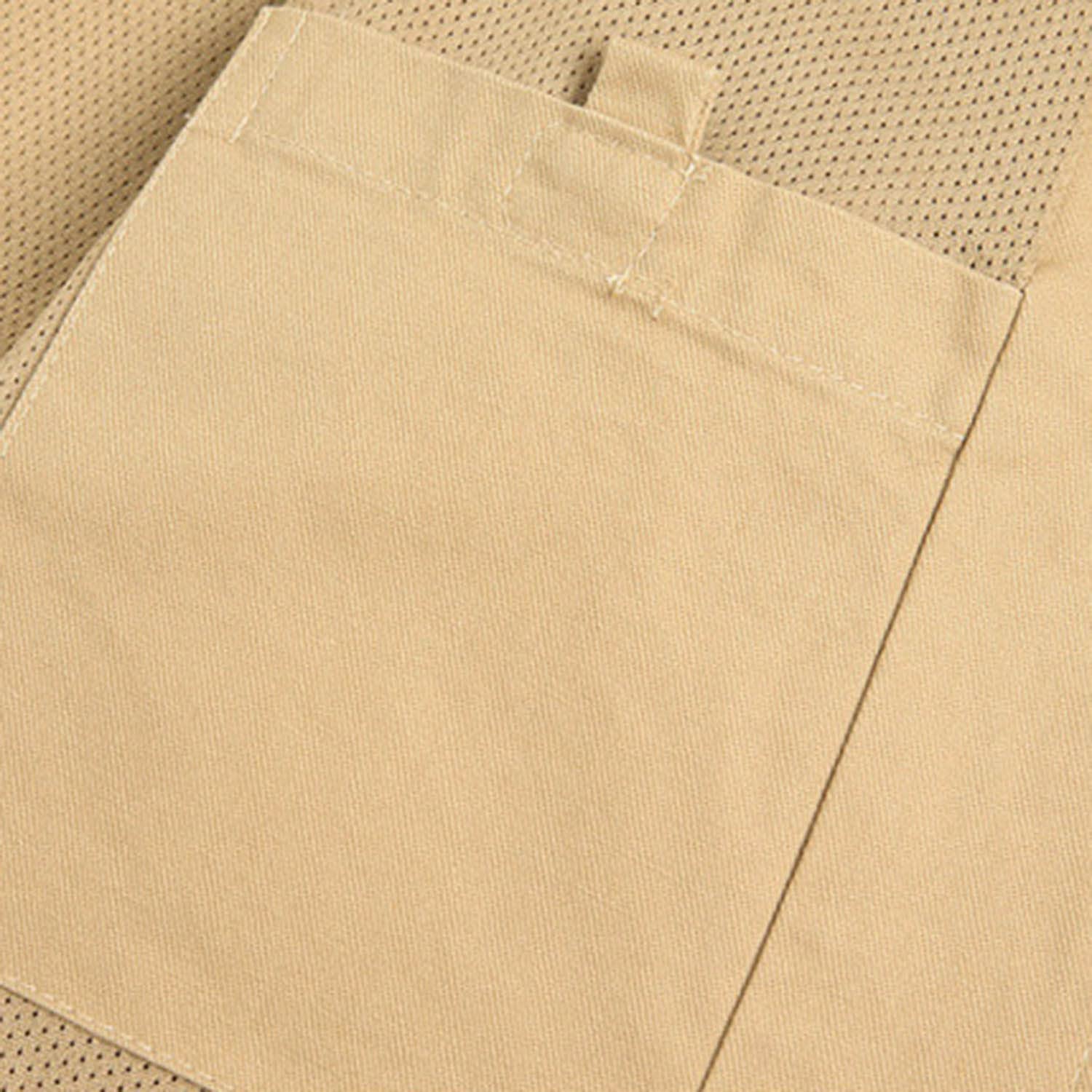 Chaleco Multibolsillos para Hombre Chaleco De Pesca Casual Sin Mangas Transpirable Chaqueta De Senderismo Chaleco De Viaje Multifuncional