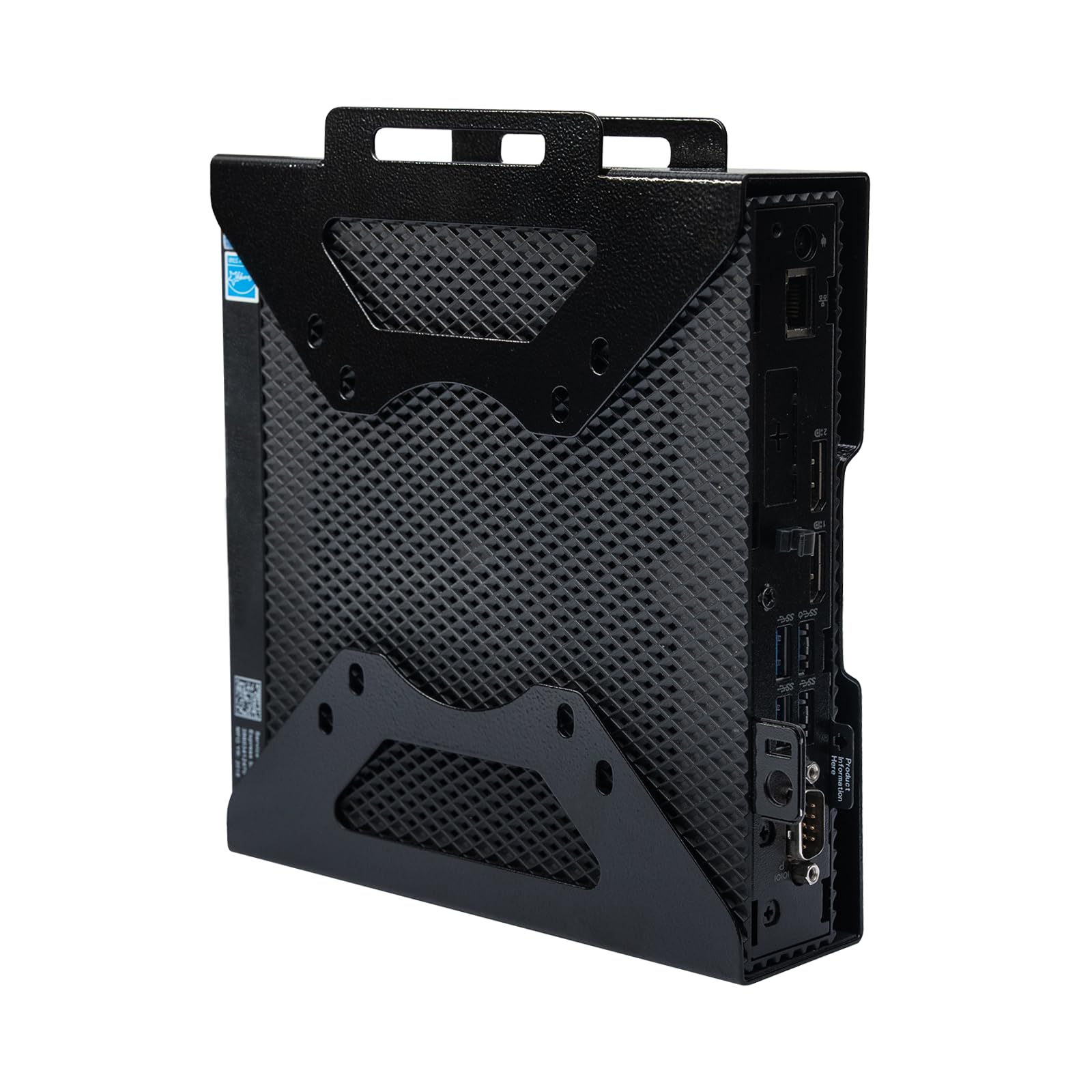 Shinar Metal Holder Compatible with Dell Mini PC Mount Mounting Bracket Form Factor Housing VESA Mount Adapter Underdesk and Wall Mount Suitable for MFF3040,3046,3050,3070,3080,5050,5060