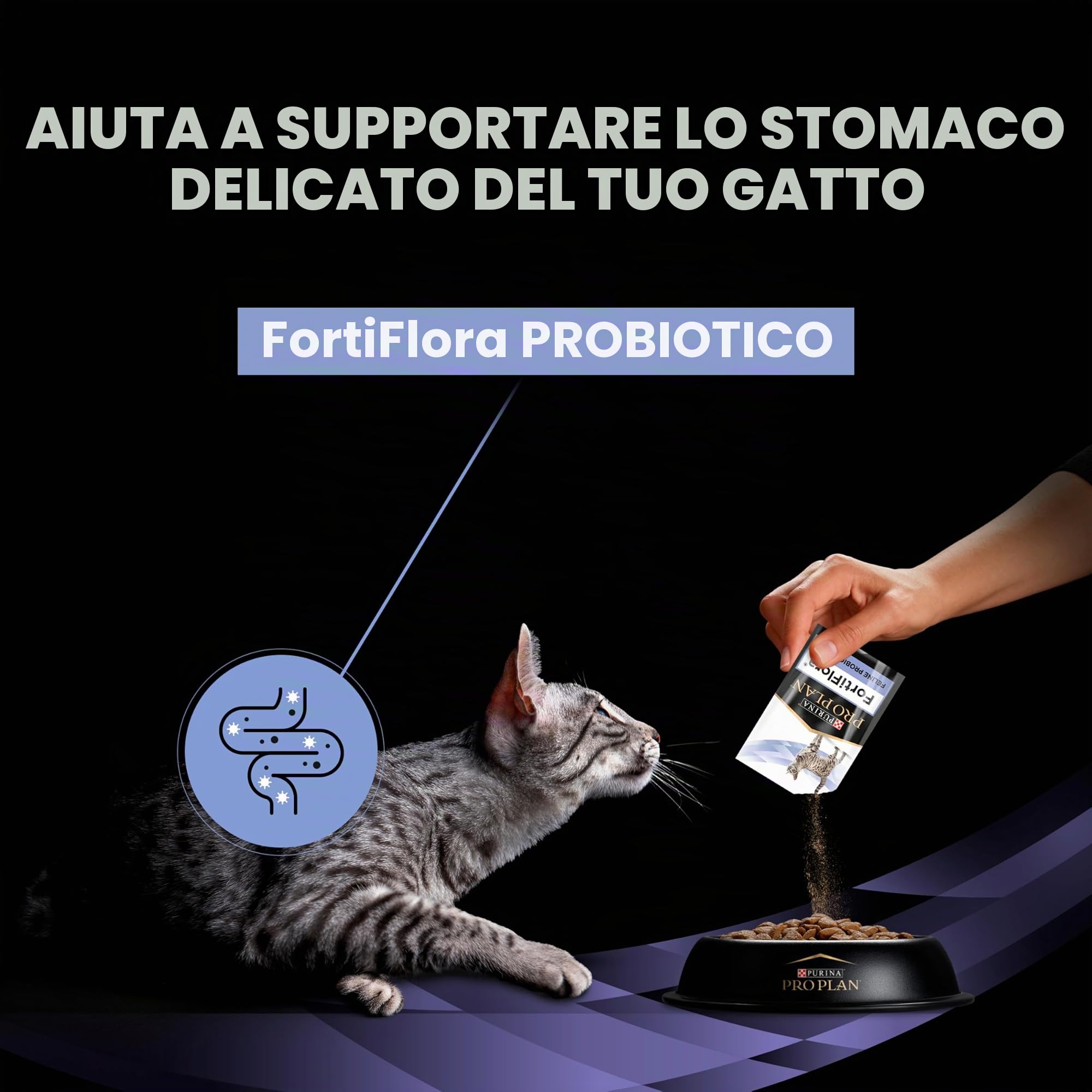 PRO PLAN Fortiflora Integratori Probiotici Gatto 30x1g