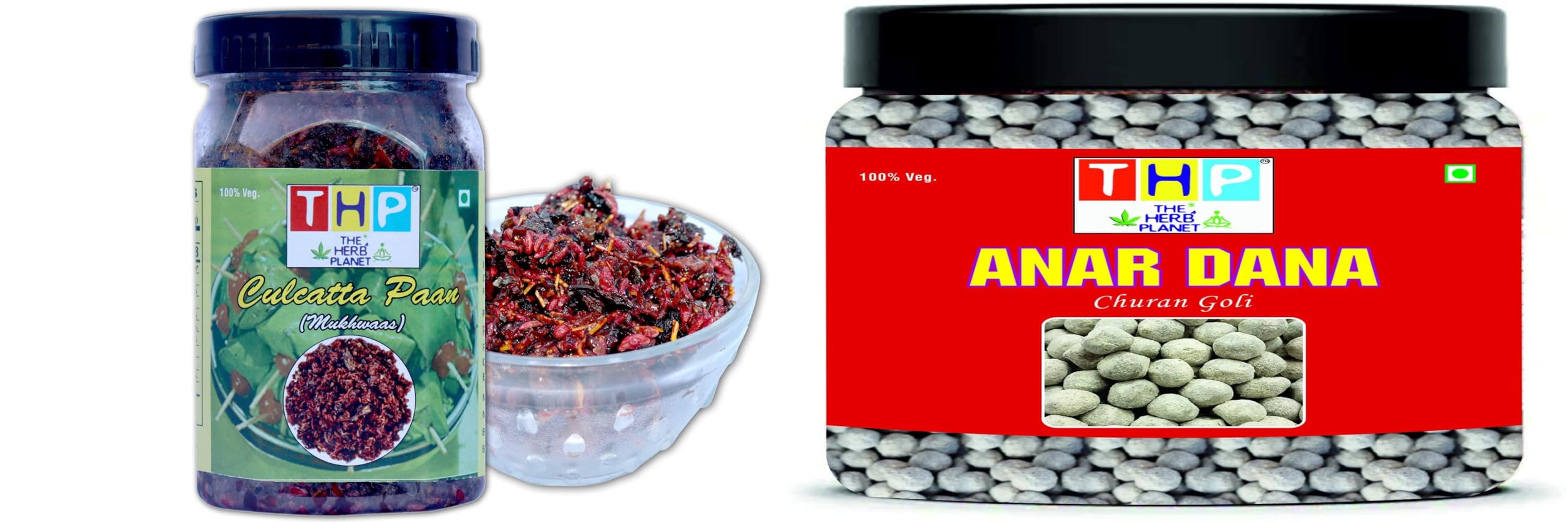 THE HERB PLANET Calcutta Paan + Anardana Goli Combo | 200g Each | Jar Pack Treats-image-8