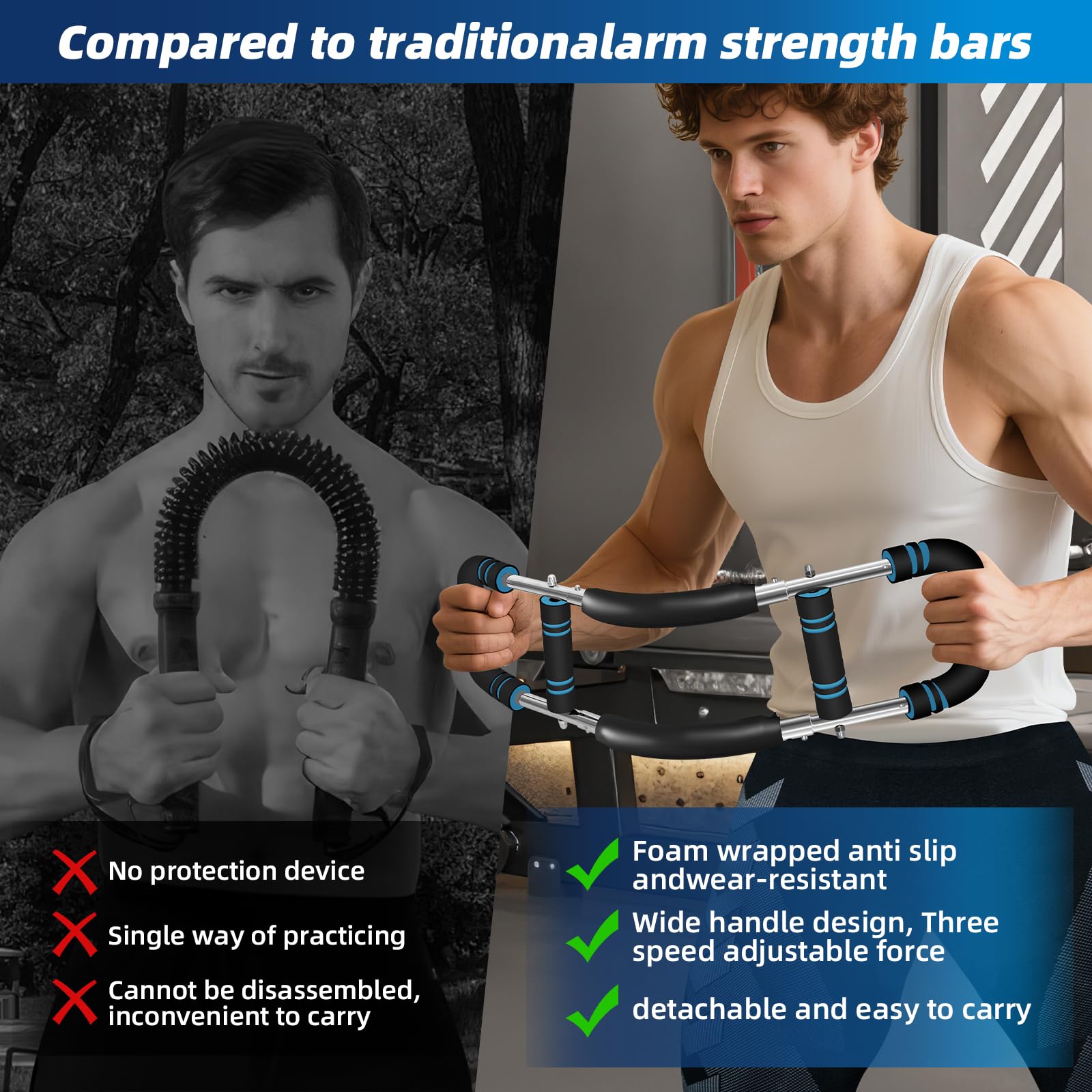 Twister Arm Trainer Shaker - Adjustable Chest Expander For Home ...