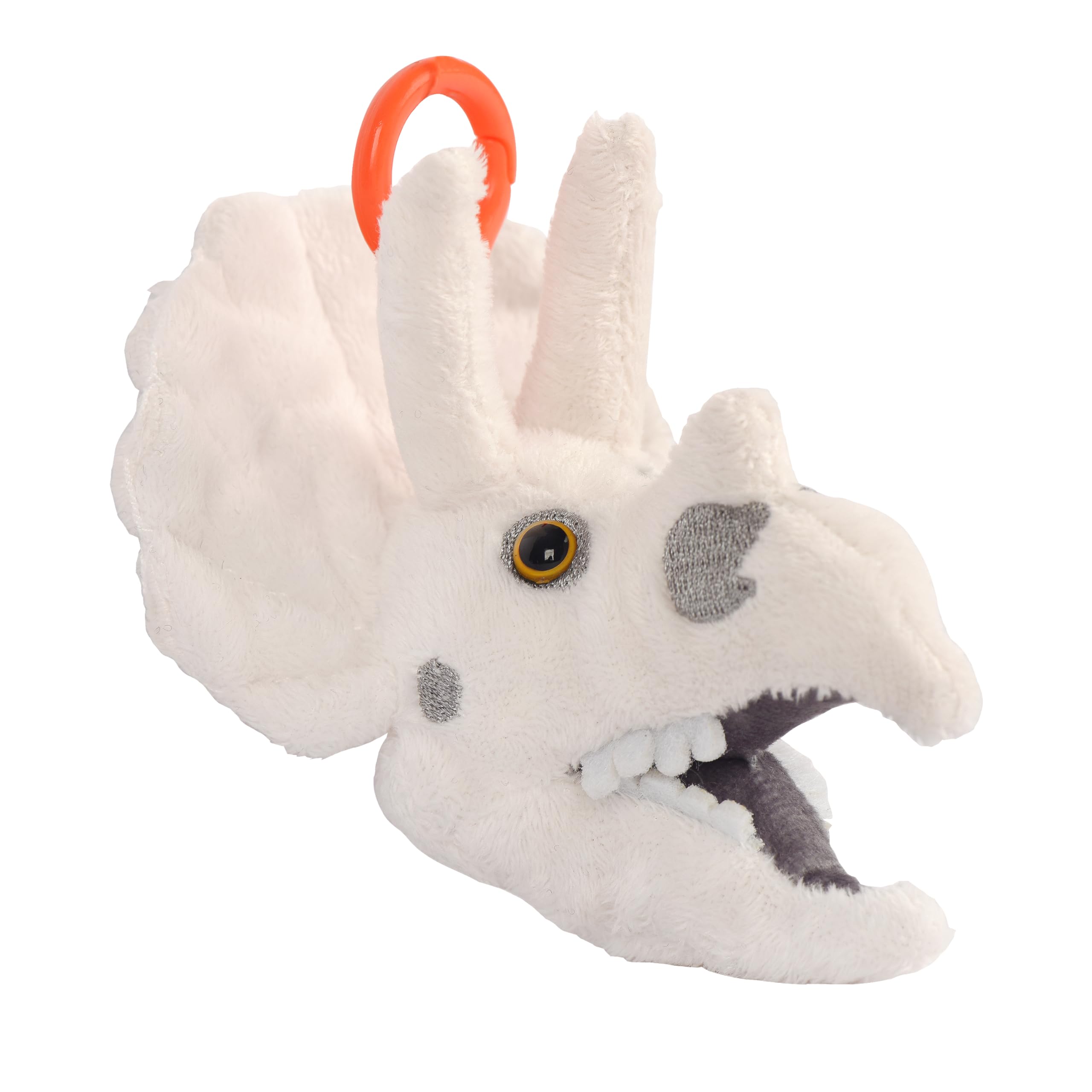 Amazon.com: GIANTmicrobes Fuzzy Fossils Triceratops Keychain