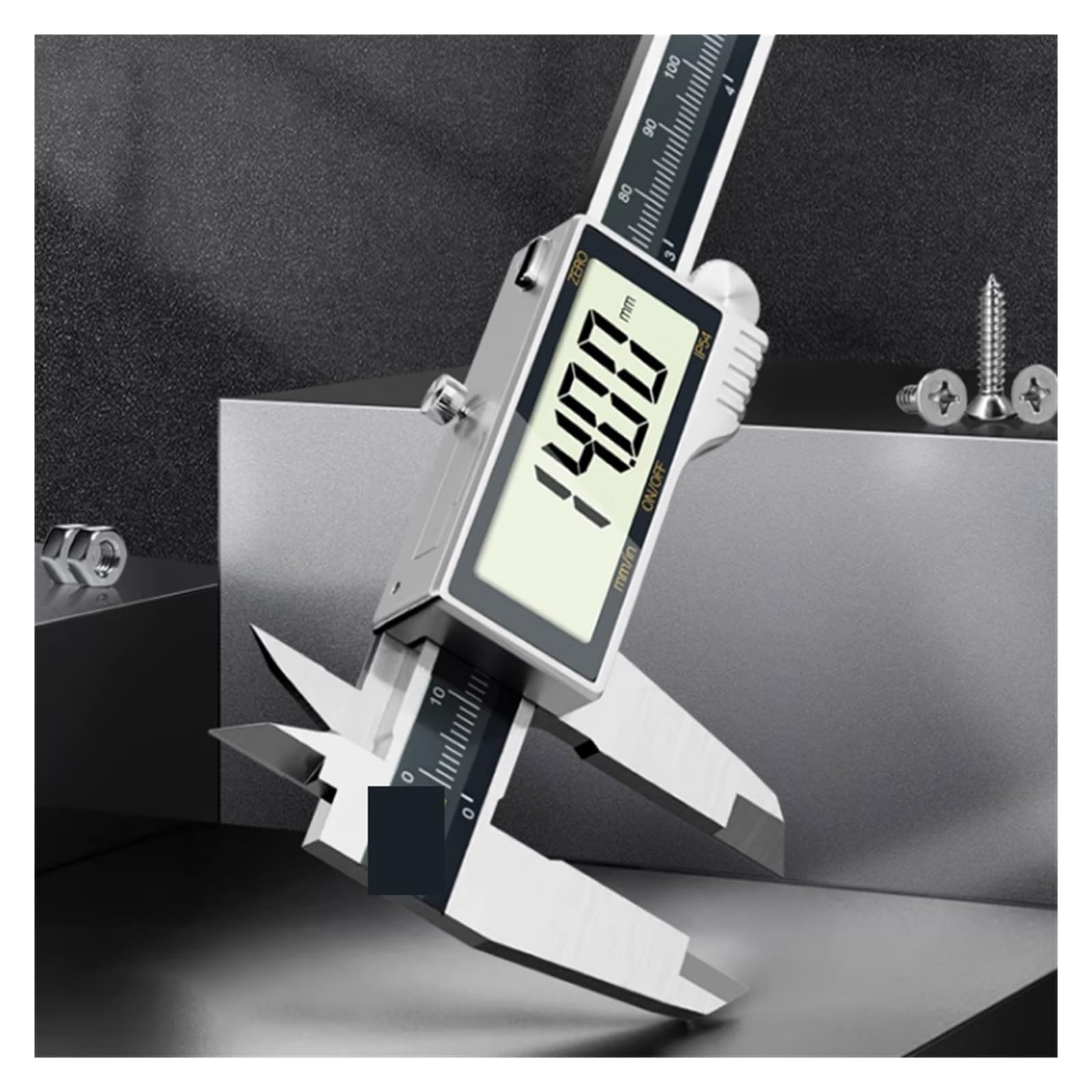 Całkowicie metalowy elektroniczny wyświetlacz cyfrowy IP54 suwmiarki 0-150/200/300mm suwmiarka pełnoekranowa ze stali nierdzewnej HD(0-300mm)