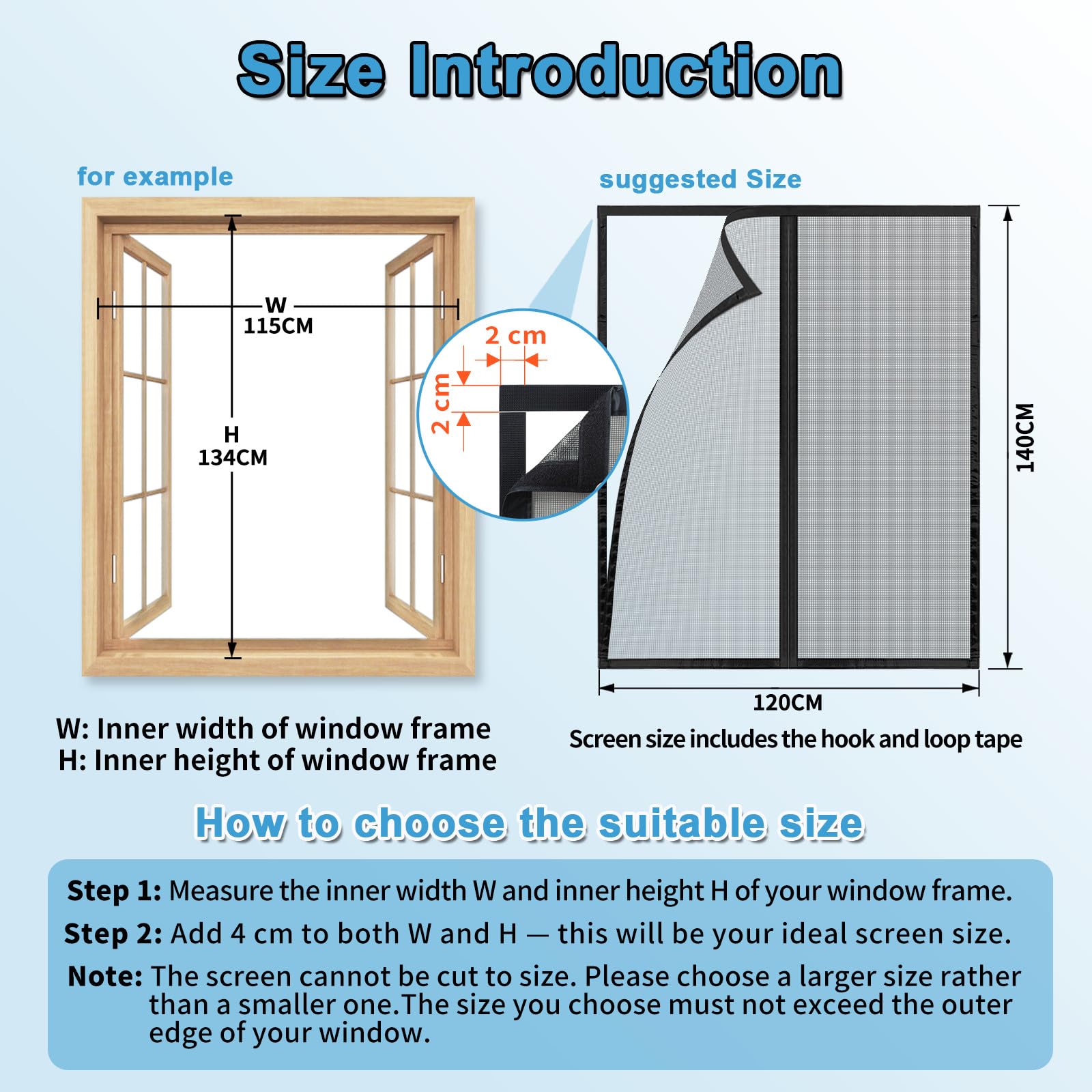 Moustiquaire Fenetre Magnetique 80 x 95 cm Noir - Moustiquaire pour Fenêtre Montage sans Perçage, Fermeture Automatique, Maillage Ultra-Fin, Adaptable à la Plupart des Fenêtres et Portes de Balcon