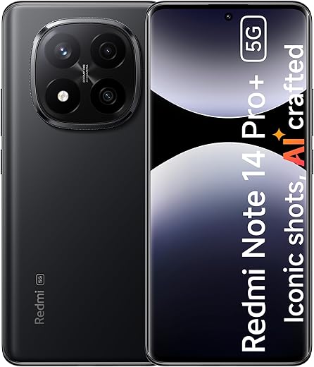 Redmi Note 14 Pro+ 5G Midnight Black 12GB RAM 512GB