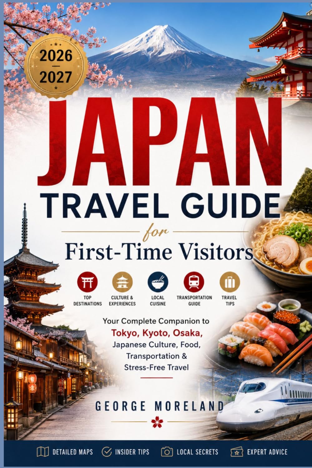 JAPAN TRAVEL GUIDE FOR FIRST-TIME Visitors 2026–2027: Your Complete Companion to Tokyo, Kyoto, Osaka, Japanese Culture, Food, Transportation & Stress-Free Travel