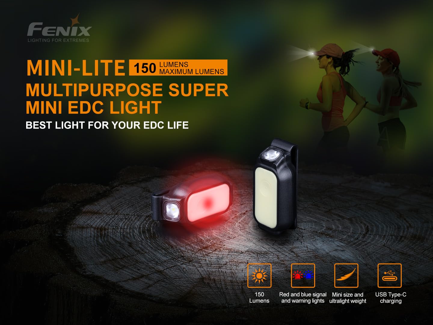 5月から値上げ　ミニライト　MINI LITE EdisonBright Fenix MINI-LITE 150 Lumen Rechargeable LED EDC