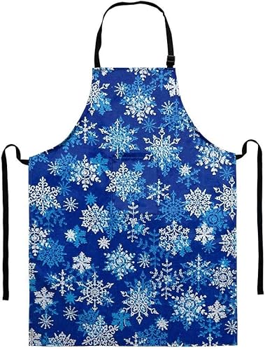 Miniatura 10 de Dellukee Delantal ajustable de cocina con bolsillo para mujeres y hombres, delantales impermeables Delfín