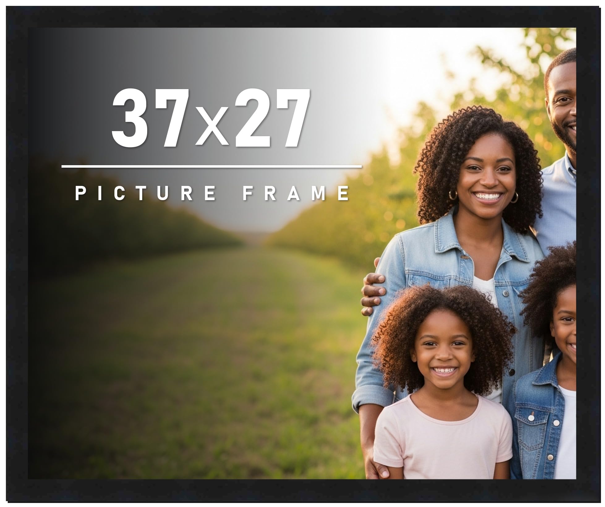 Amazon.com - 37x27 Frame Black Picture Frame - Complete Modern
