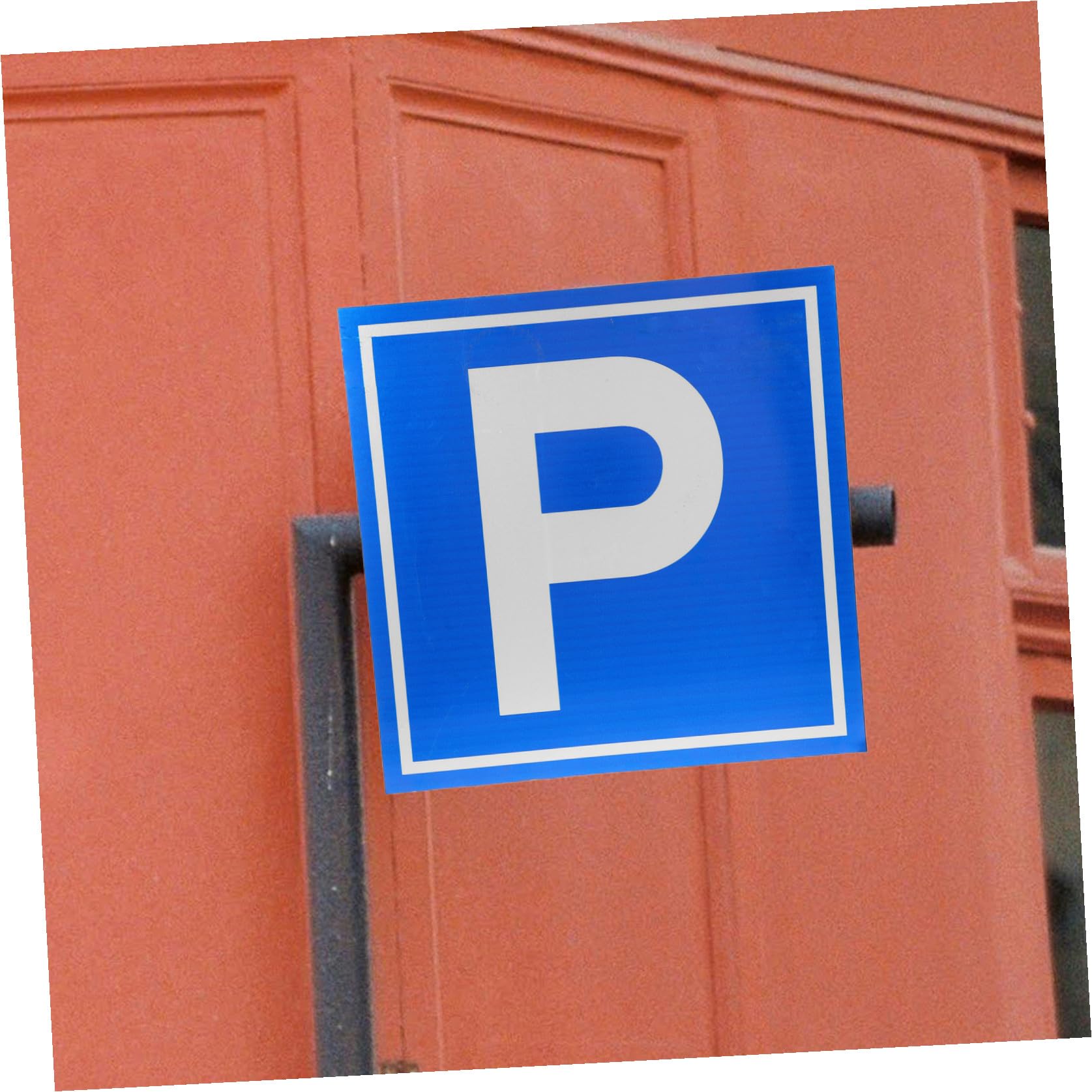 OUNONA Segnale Di Sicurezza Per Parcheggio Cartello p Per Facile Installazione Alta Visibilità Adatto Per Esterni e Interni