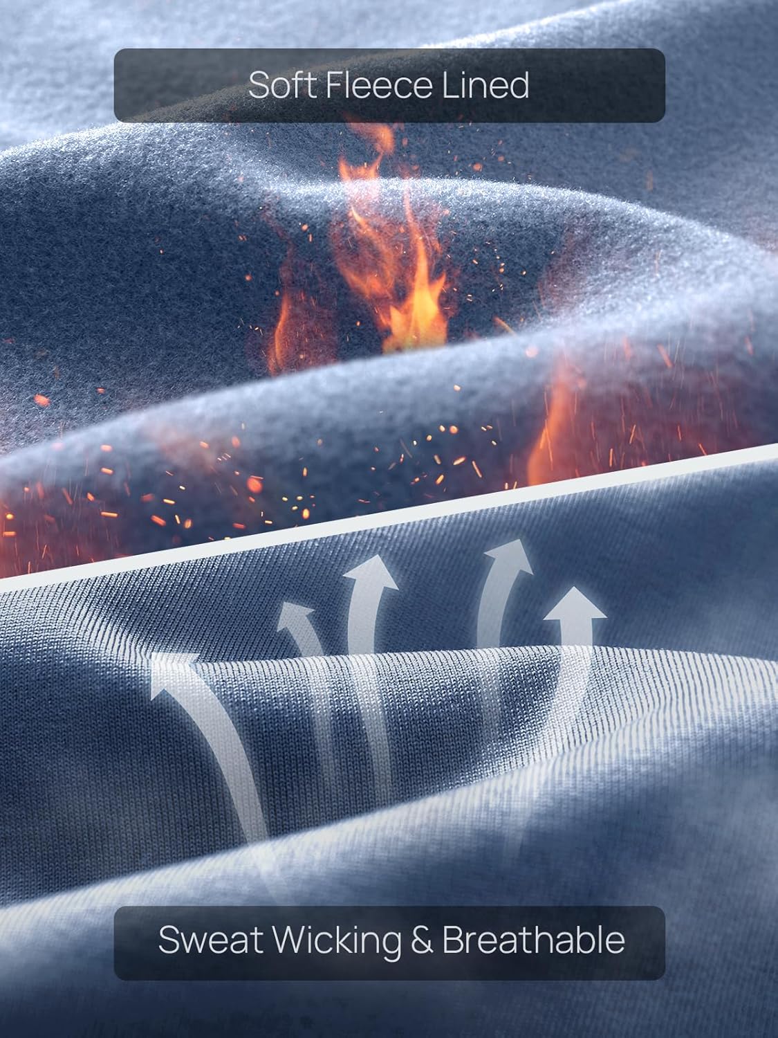 ALLZERO Thermal Underwear for Women Fleece Lined Base Layer Set - Winter Long Johns for Cold Weather - Image 3