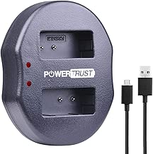 PowerTrust EN-EL20 Charger EL20 USB Dual Battery Charger for Nikon J1 J2 J3 S1 COOLPIX A Digital Camera Batteries PowerTrust EN-EL20 Charger EL20 USB Dual Battery Charger for Nikon J1 J2 J3 S1 COOLPIX A Digital Camera Batteries