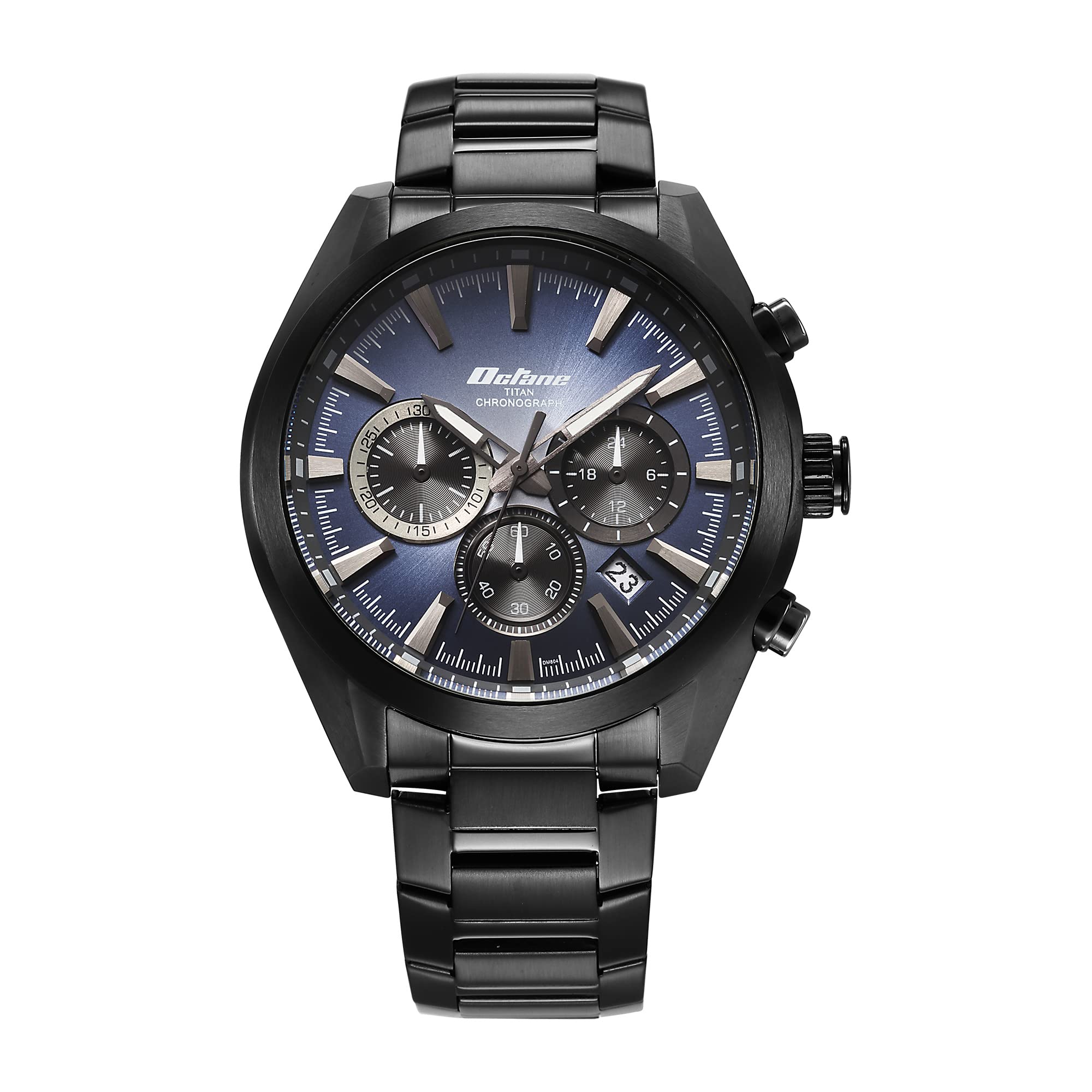 Titan Octane Classic Sporty Blue Dial Quartz Multifunction Stainless Steel Strap Watch for Men-NS90150NM01 (B0BFJ5XDS7) Amazon Price History, Amazon Price Tracker