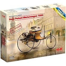 ICM 24042 Plastic Vehicle Model Kit Benz Patent-Motorwagen 1886 Easy Version = Plastic Wheel-Spokes - Scale 124