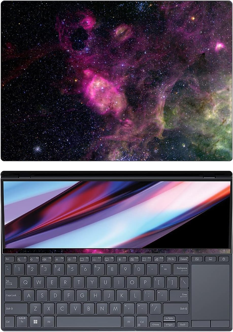 Decalrus - Protective Decal Skin Sticker for The ASUS Zenbook Pro 14 Duo OLED UX8402 (14.5" Screen) case Cover wrap ASzenbk14_ux8402-68