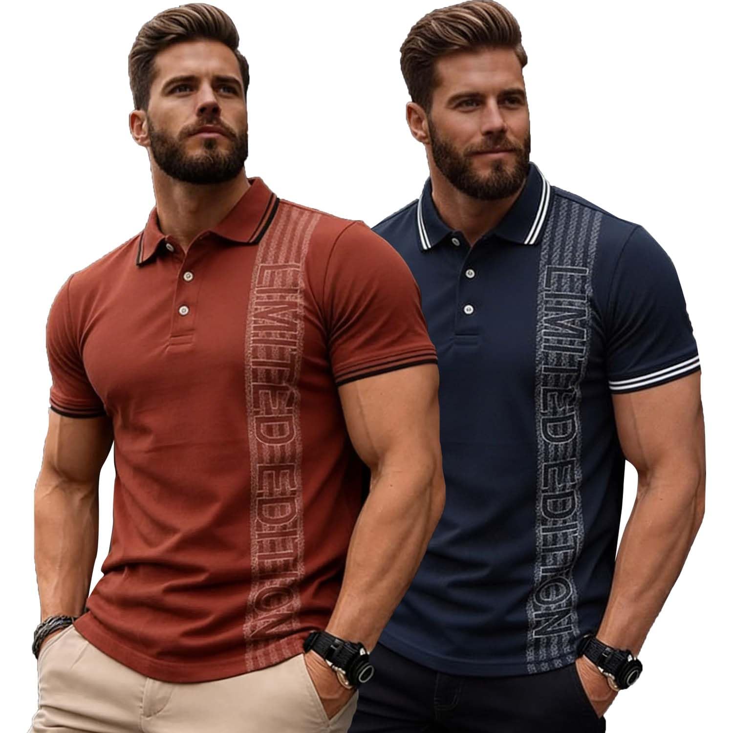 lymio Polo T Shirt for Men || T Shirt for Man || Collar Style (Packs Also Available) (117-120)-picture-17