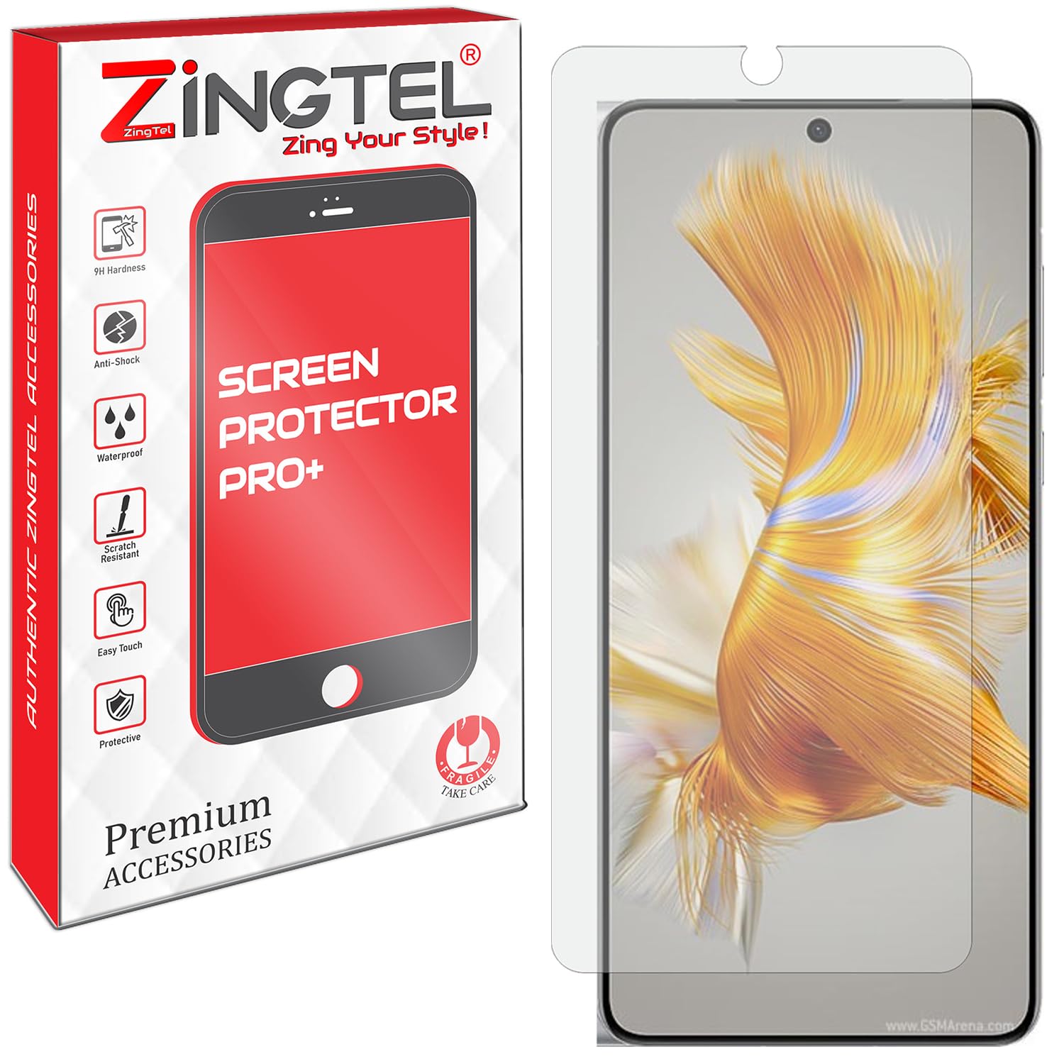 Screen Guard Compatible With HUAWEI MATE 50 CETAL00 Flexible Fiber SmartPhone Screen Protector, 9H Hardness Impossible Mobile Screenguard Not a Tempered Glass