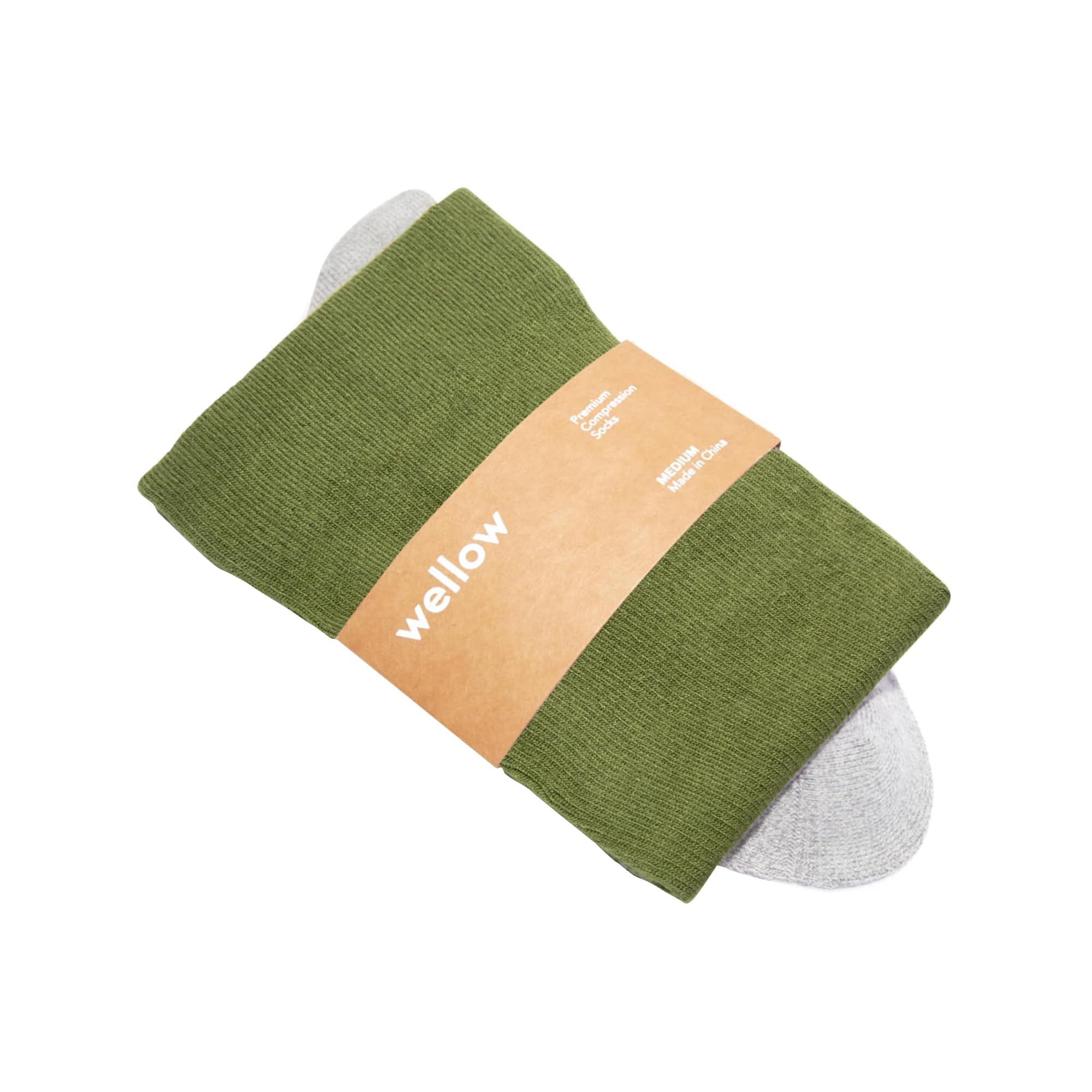 Wellow Knee High Compression Socks for Men &amp; Women, 18–25 mmHg