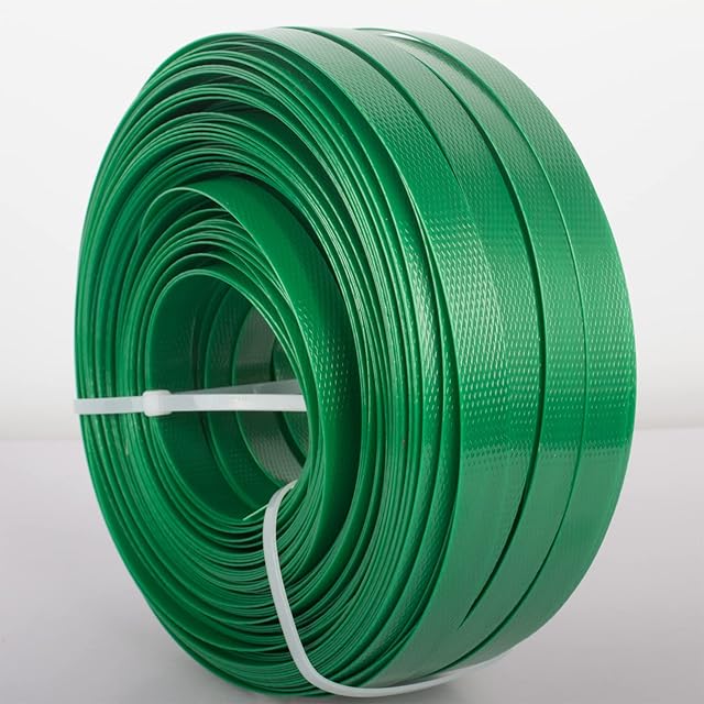 Packaging 13mm x 100mtr Polyester Cord Strapping, 800kg Break Strength, Hand Pallet PET Strapping Banding Cord for Heavy Duty Packing