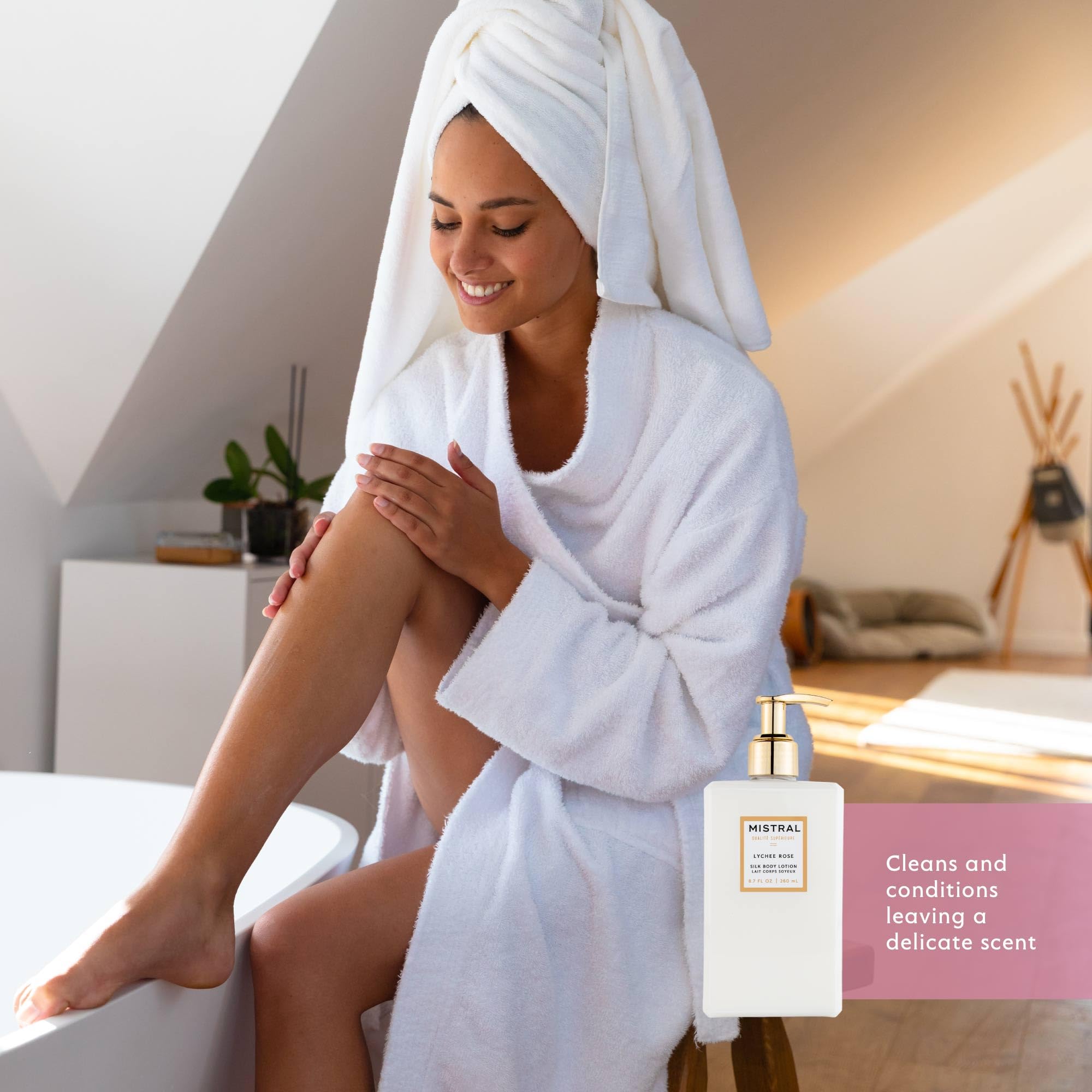 Amazon.com : Mistral Lychee Rose Silk Body Lotion for Women