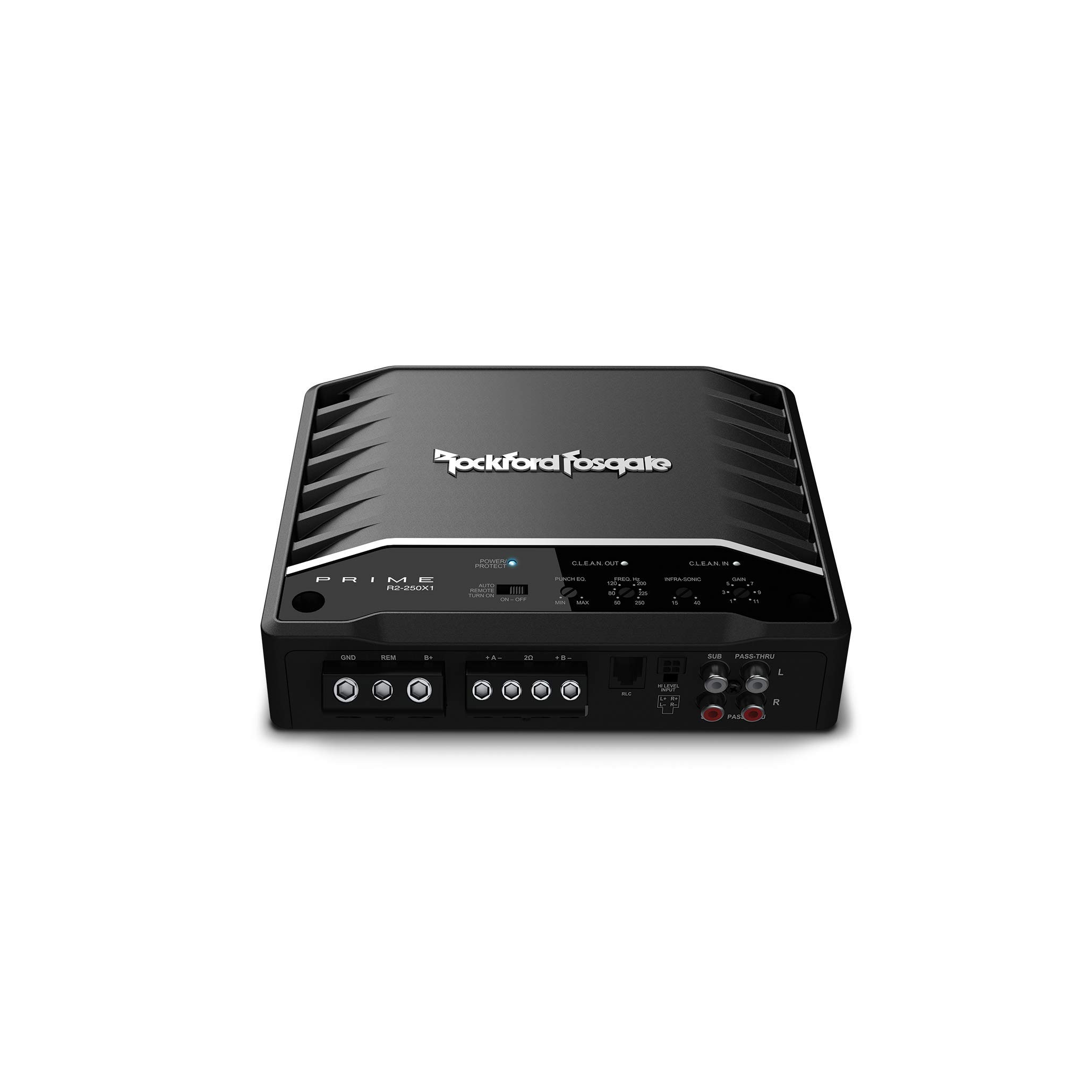 Rockford Fosgate R2-250X1 - Monoblock Verstärker ENDSTUFE mit 250 Watt RMS