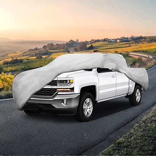 Miniatura 2 de Motor Trend Cubierta de camión T-800 para Chevy Silverado 1500 2008-2018, ajuste personalizado, protección impermeable para todo tipo de clima