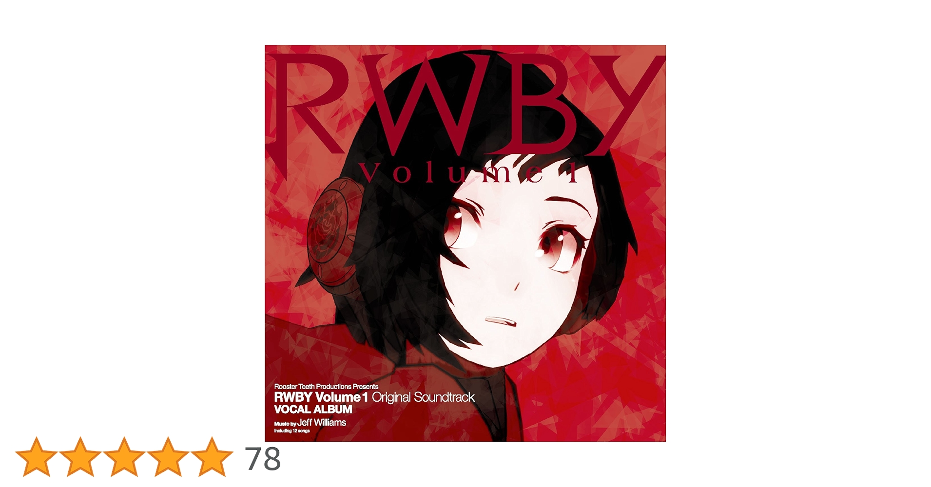 RWBY サウンドトラック VOLUME 1〜4 RWBY サウンドトラック VOLUME 1〜4 RWBY Volume1-4 set