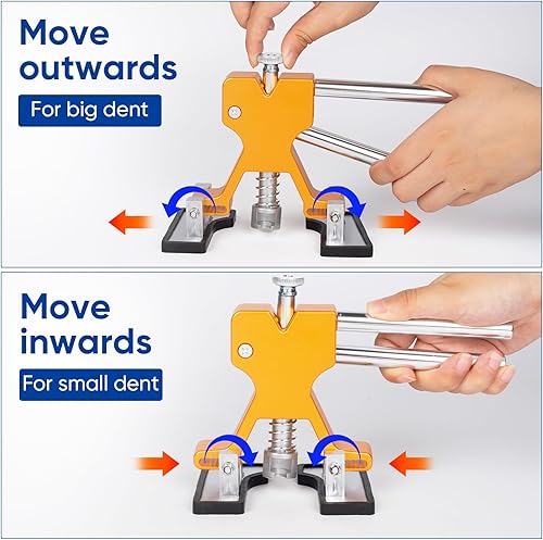 Miniatura 2 de Lararsa - Kit de extracción de abolladuras ajustable sin pintura para automóviles, extractor de abolladuras de automóvil, kit de reparación de