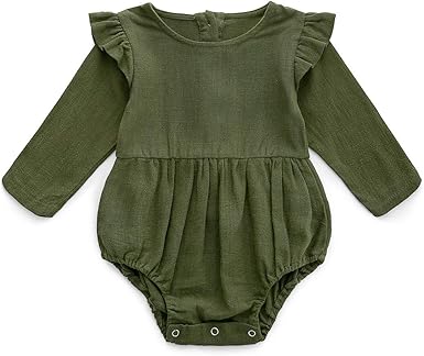 Linen baby onesie Clearance