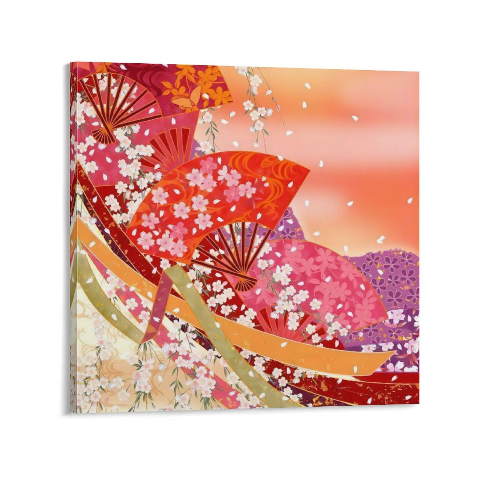 【原画】和風イラスト 桜と和傘 額縁付き モダン和風アート 原画】和風イラスト 桜と和傘 額縁付き モダン和風アート