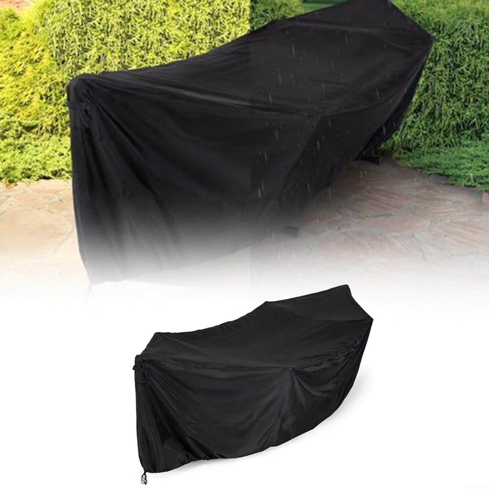 Housse de Chaise Longue Suspendue 600D Imperméable 381x150x79cm