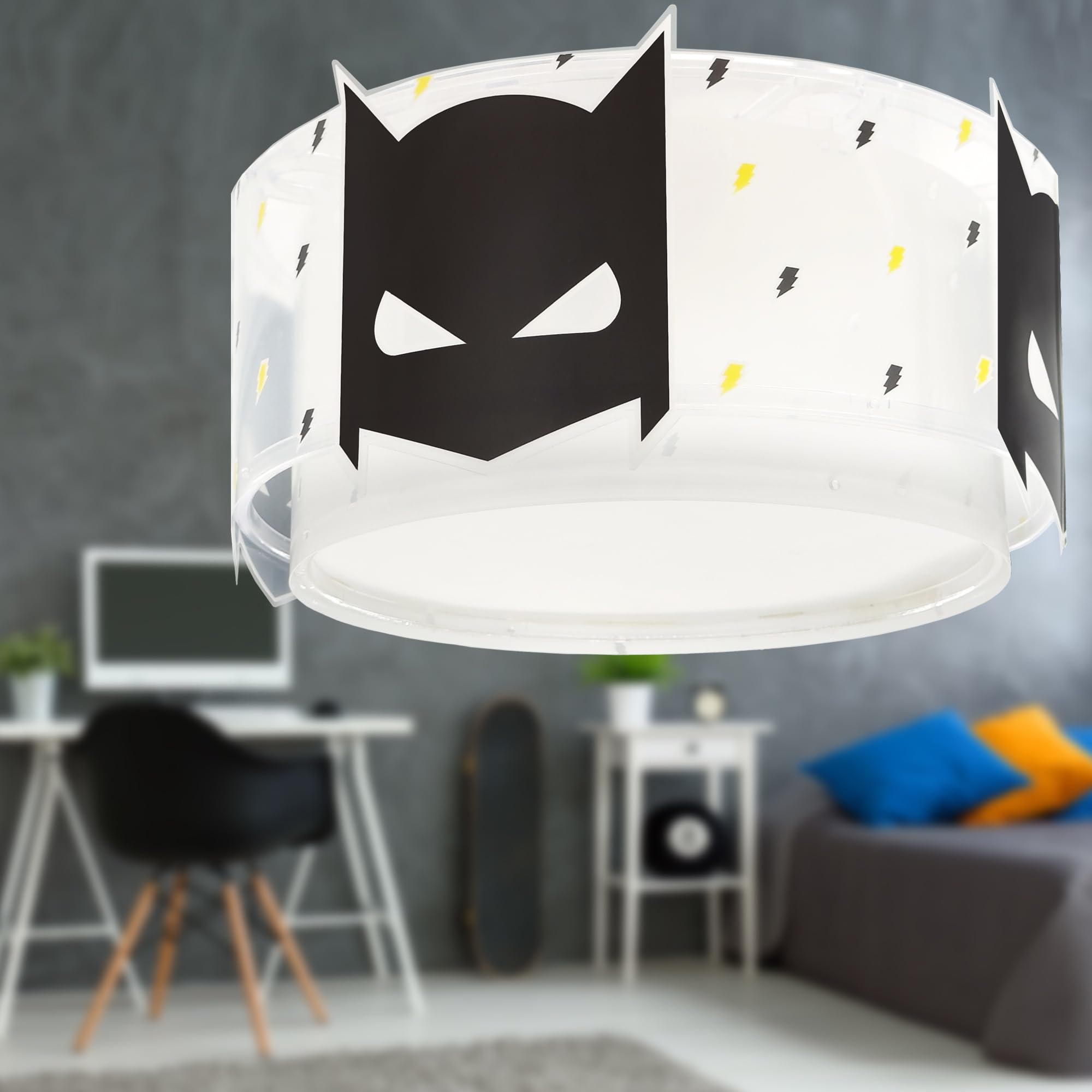 Dalber Lampa sufitowa dla dzieci Dark Hero Superhero