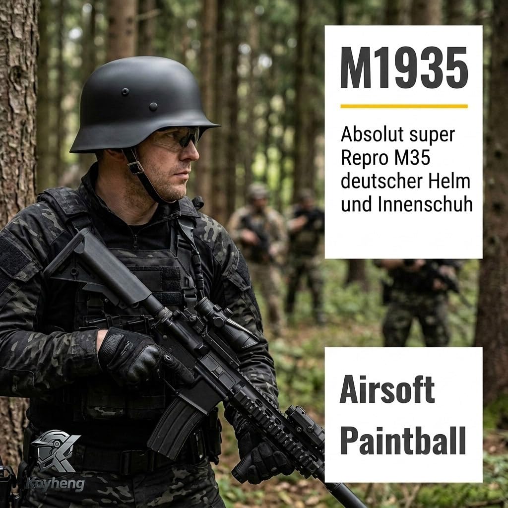 WW2 Helm. Weltkrieg Deutscher Elite Wh Army M35 M1935 Stahlhelm Zweiter Weltkrieg Schutzhelm mit Lederfutter Stahlhelm