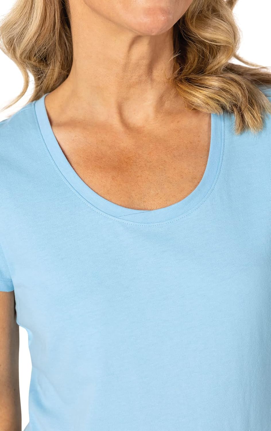 PajamaGram PJs For Women Set - Women Pajamas, Short Sleeve, 100% Cotton - Image 3