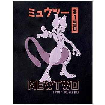 Amazon.co.jp: Heroes Inc ポケモン Tシャツ ミュウツー(XXL