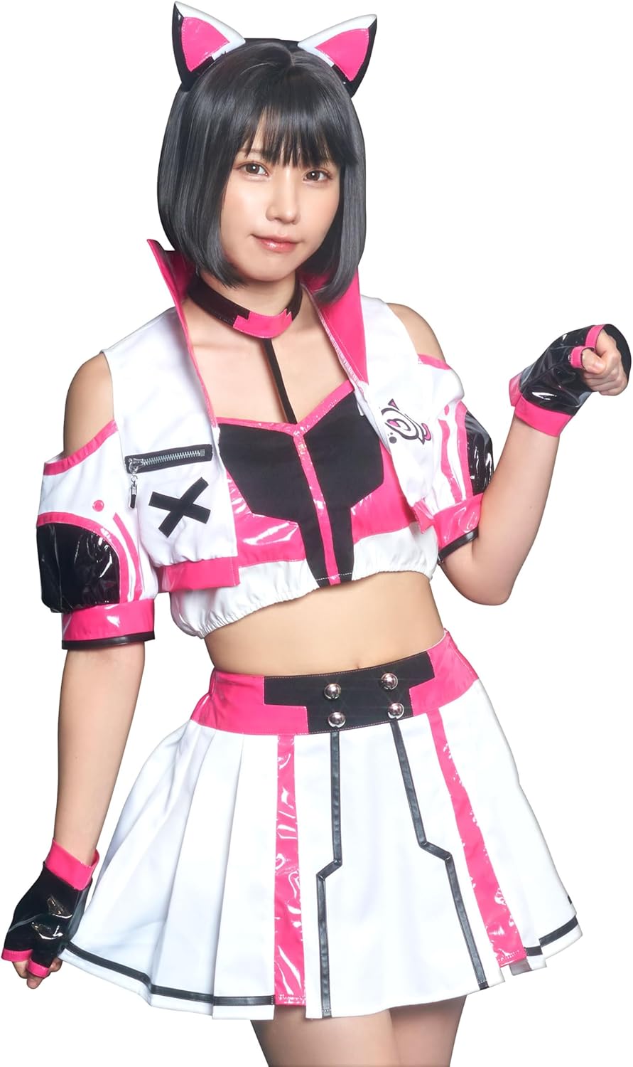 クリアストーン(Clearstone) サイバーイリス コスプレ ハロウィン キャット レディース ピンク クリアストーン(Clearstone) サイバーイリス コスプレ ハロウィン キャット レディース ピンク